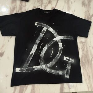 Dolce & Gabbana Black Crew Neck Top